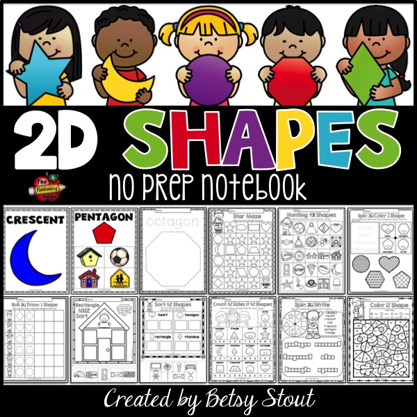 2D Shapes No Prep Notebook – Notebooking Nook